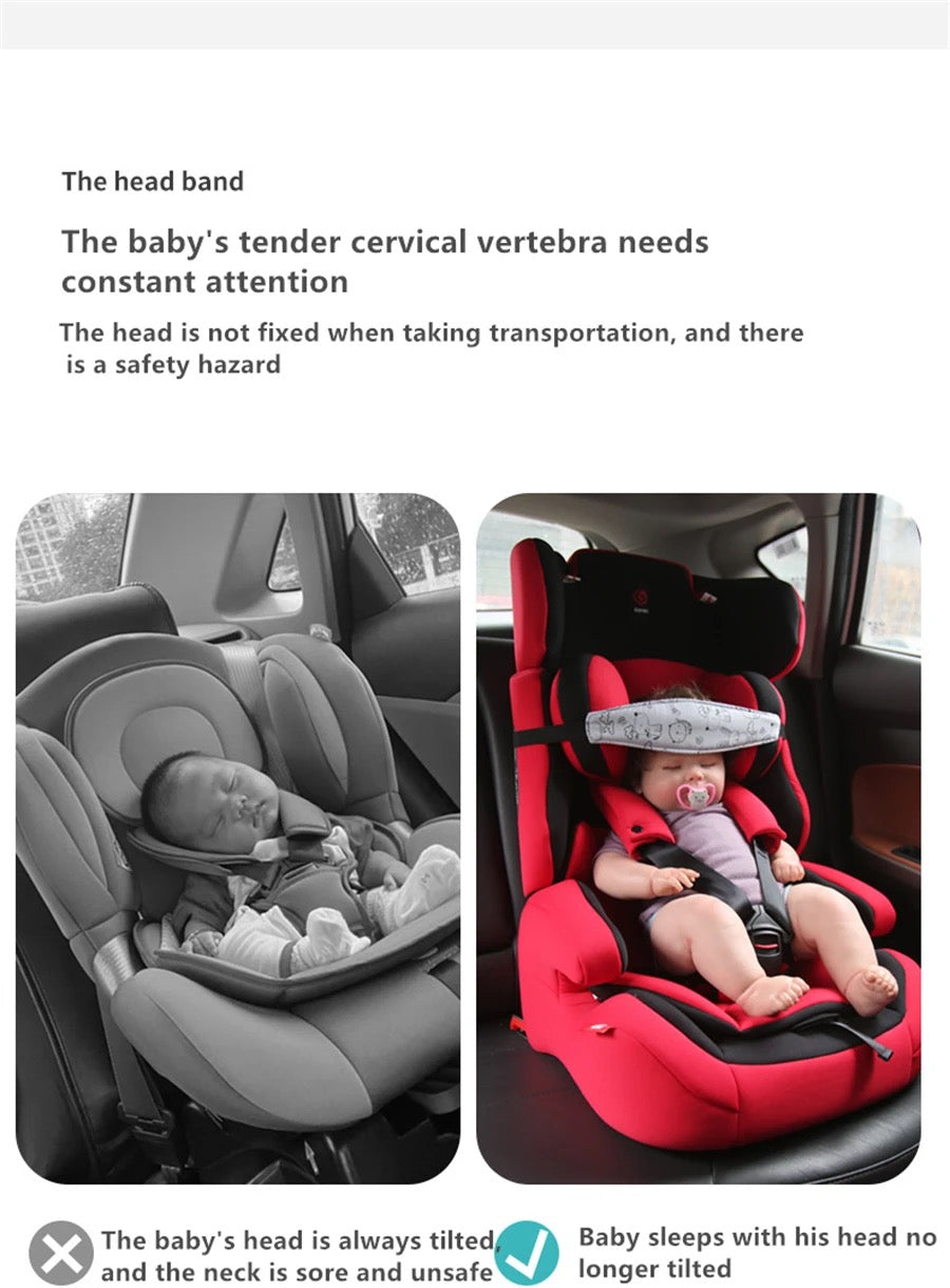 Baby car seat head protector